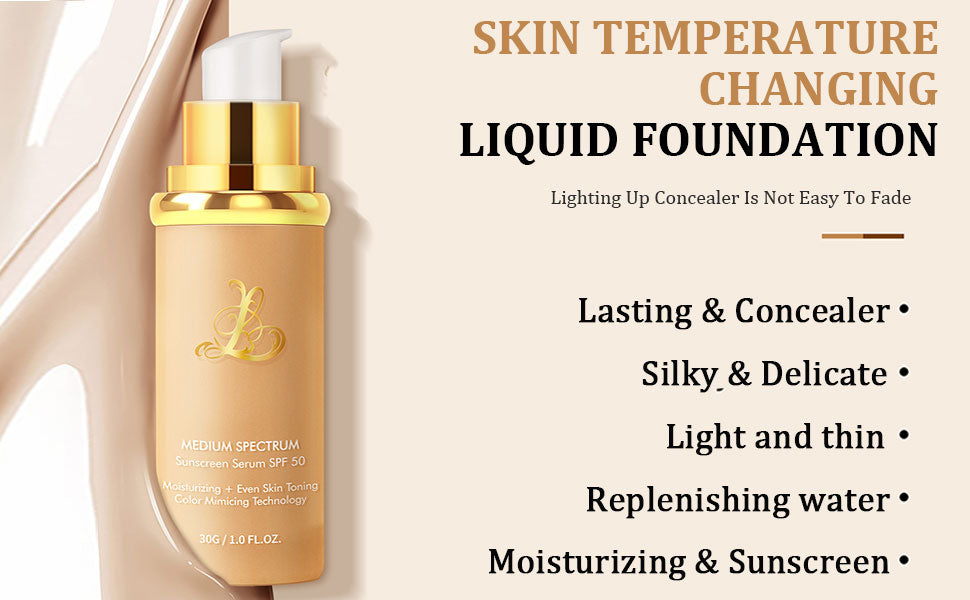 De enige foundation die je nodig hebt β met SPF50 & skin match tech van PurelyFresh